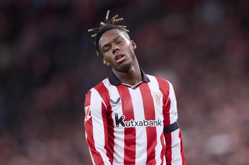 海星直播-马卡：尼科-威廉斯耻骨痛仍很严重，这可能令他无缘世界杯